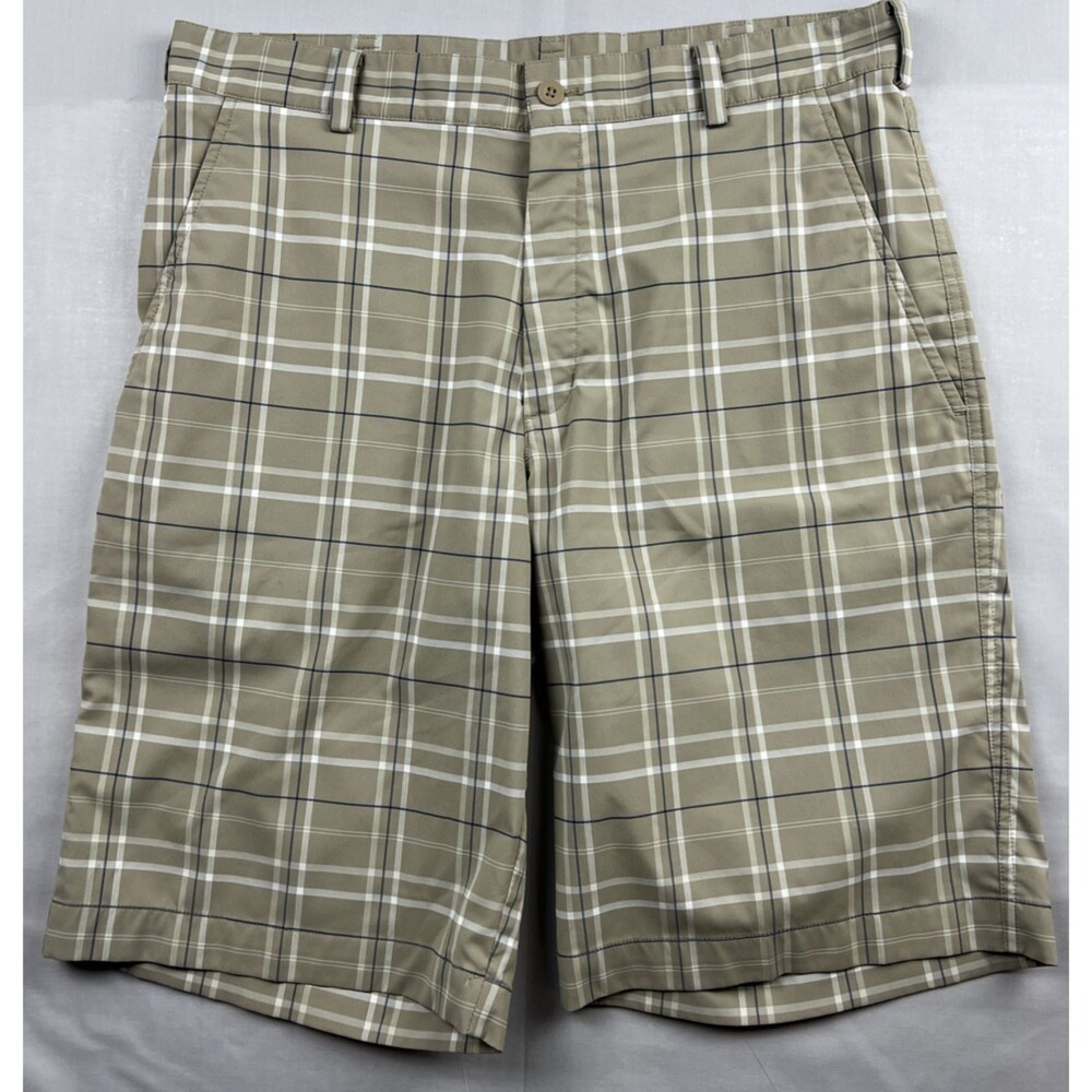 Nike Dri-Fit Plaid Golf Shorts Size 32